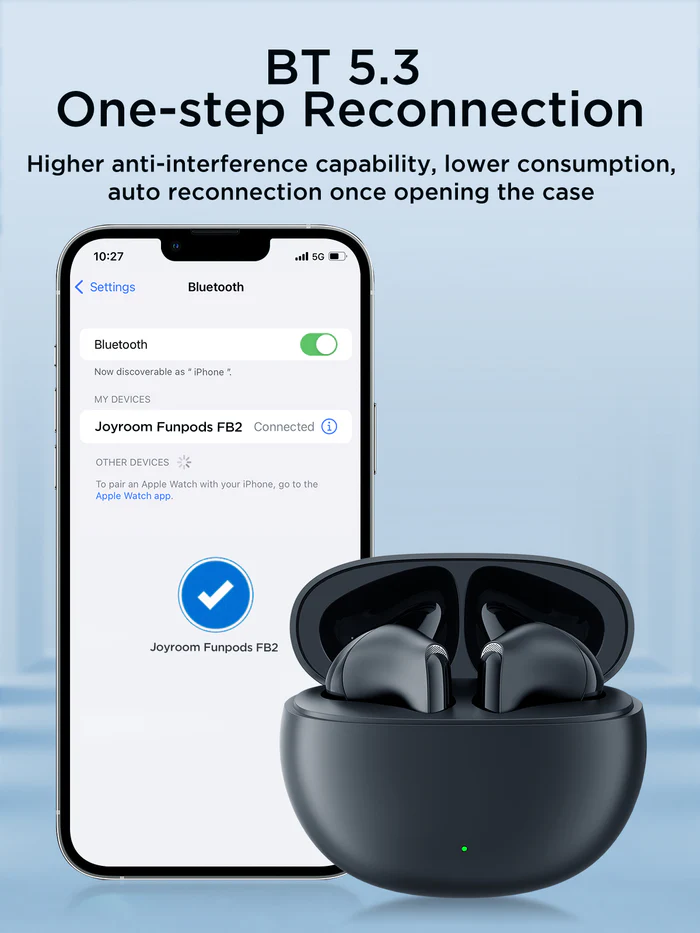 JoyRoom JR-FB2 Funpods Series TWS Earphones - Black JoyRoom JR-FB2 Funpods Series TWS Earphones - Black